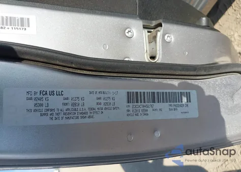 2017 Dodge Charger R/T Rwd z USA, uszkodzony, nr VIN 2C3CDXCT8HH561767